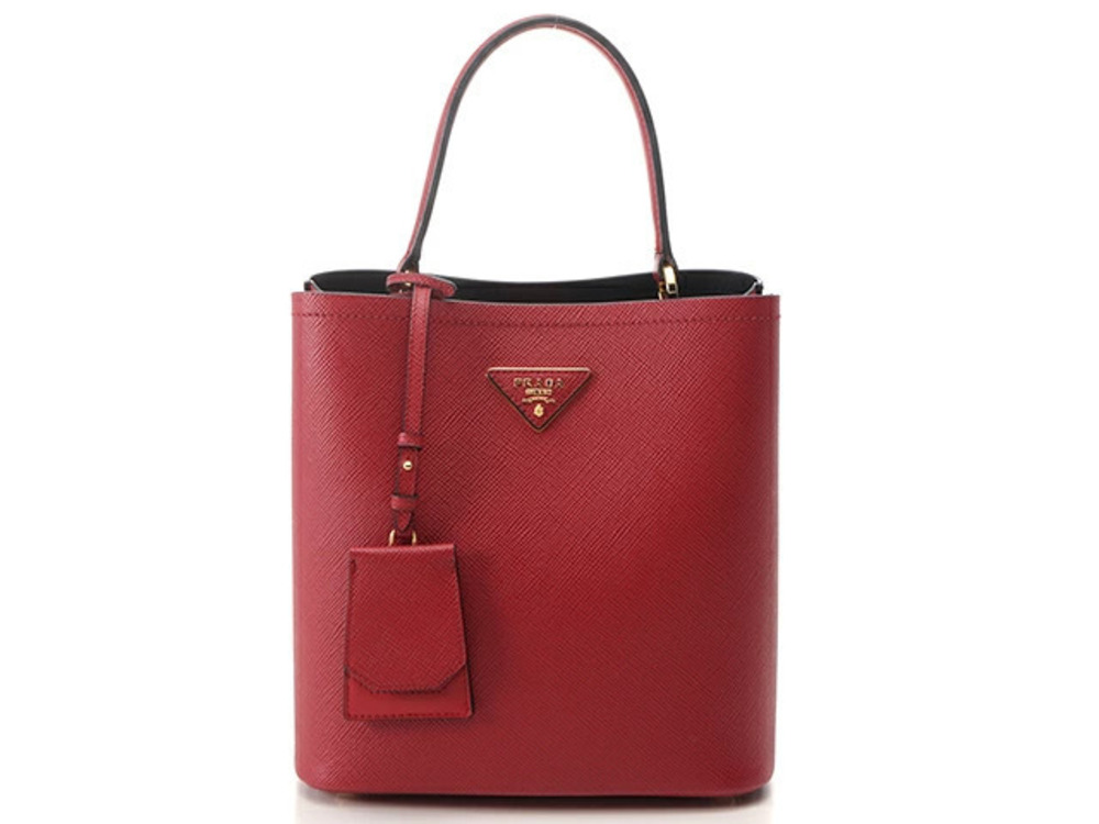 Prada Panier Bag Saffiano Red I